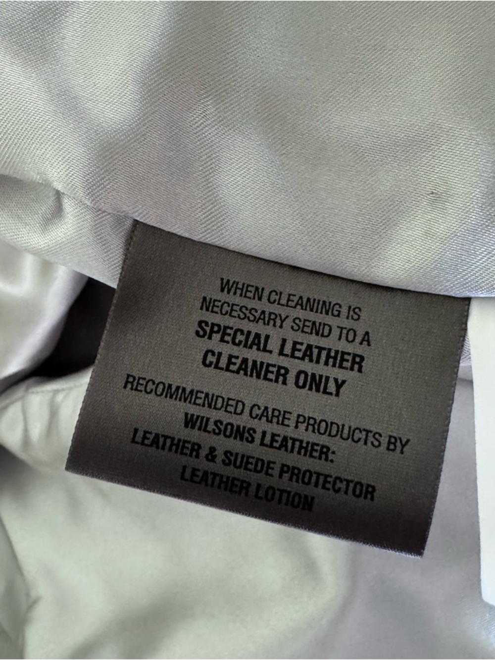 Wilsons Leather Maxima White Genuine Leather Jacket Size Large - Picture 9 of 10